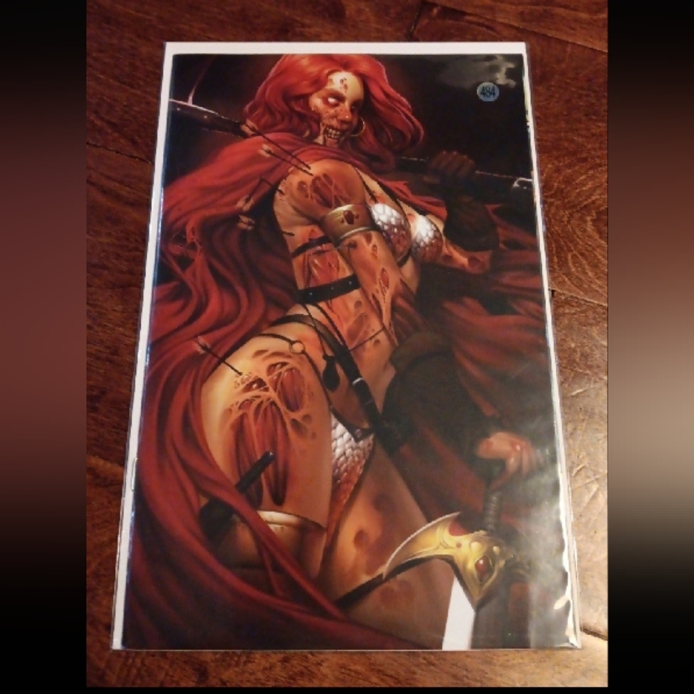 Red Sonja Never Dies #2 John Vasquez Zombie Virgin Variant Comic